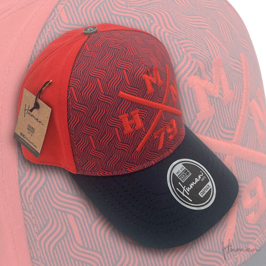 Brío Soul Apparel - Since 1979 - Red Human Hats x Brio Soul Apparel Stitched Snapback Red/Black