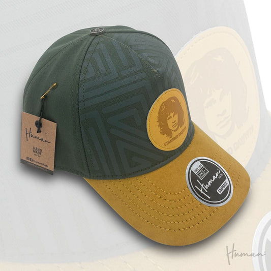 Brío Soul Apparel - Stranged Day Human Hats x Brio Soul Apparel Stitched Snapback Green/Gold